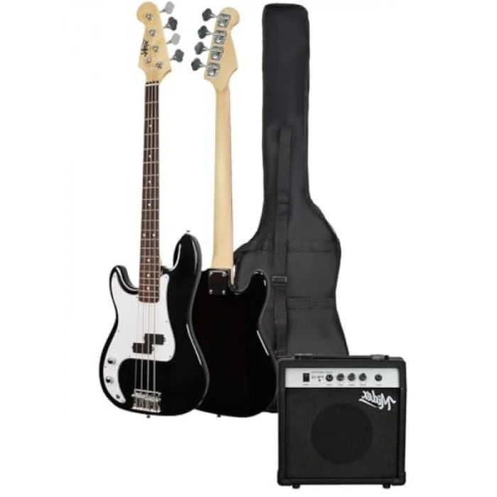 Yetişkinler İçin Amfili 46 İnç Bas Gitar Seti