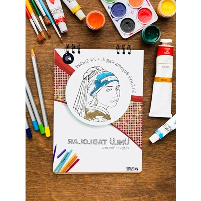 Yetişkinler İçin Mandala Boyama Kitabı - Sanatsal Hobi