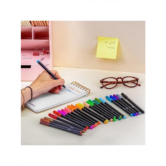 Yıkanabilir 24 Renk Keçeli Kalem Seti