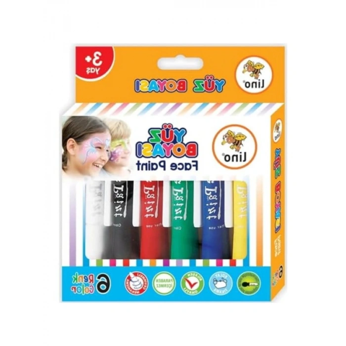 Yıkanabilir 6lı Yüz Boyası Seti