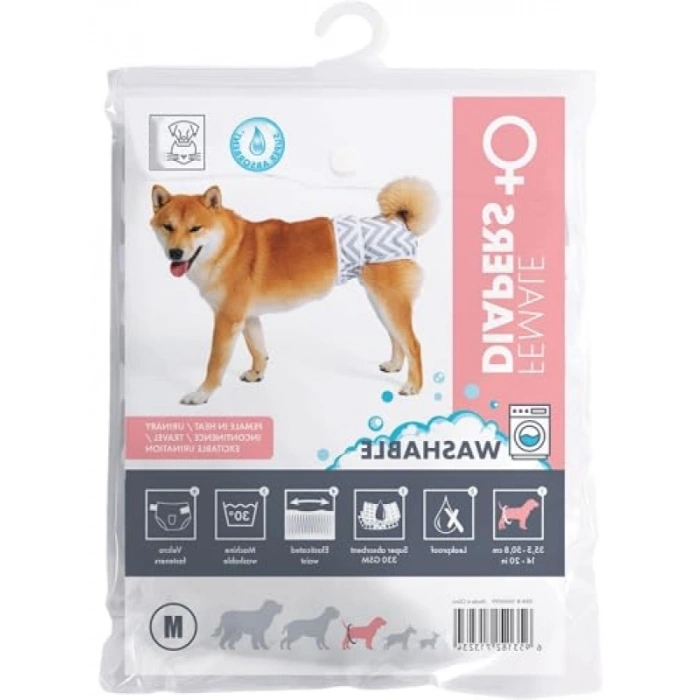 Yıkanabilir Dişi Köpek Külotu (M)