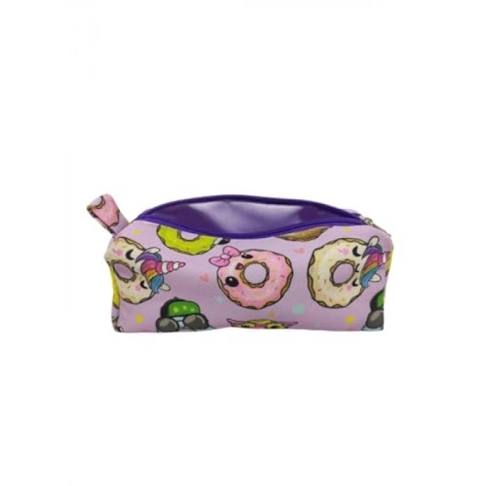 Yıkanabilir Donut Desenli Kalemlik - Astarlı