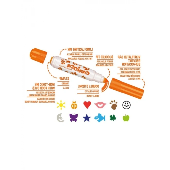 Yıkanabilir Keçeli Boya Kalemi 6lı Set