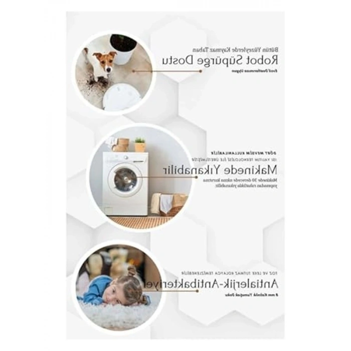 Yıkanabilir Kedi ve Köpek Mama Altlığı, Kolay Temizlenir