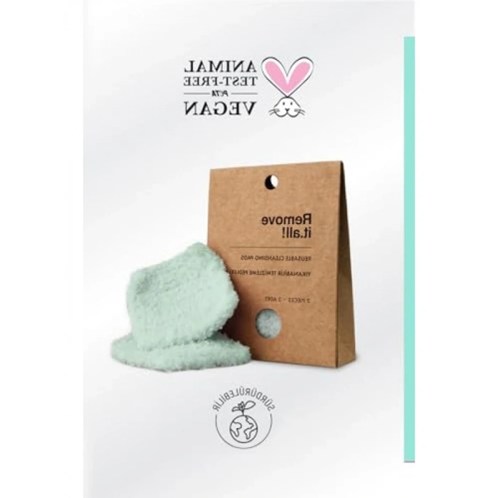 Yıkanabilir Makyaj Temizleme Pedleri - 2 Adet