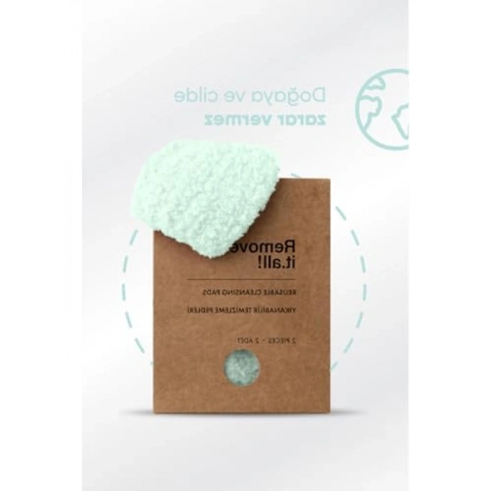 Yıkanabilir Makyaj Temizleme Pedleri - 2 Adet