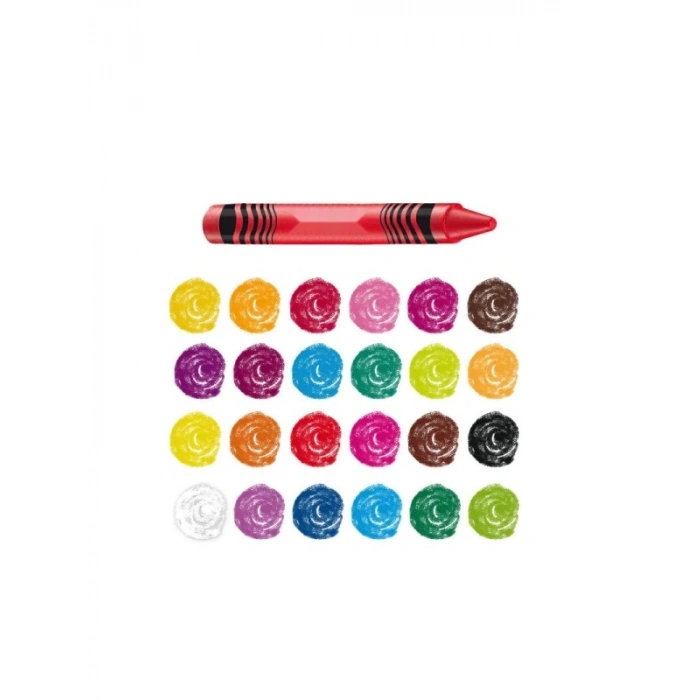 Yıkanabilir Wax Pastel Boya Kalemi Seti - 100lü