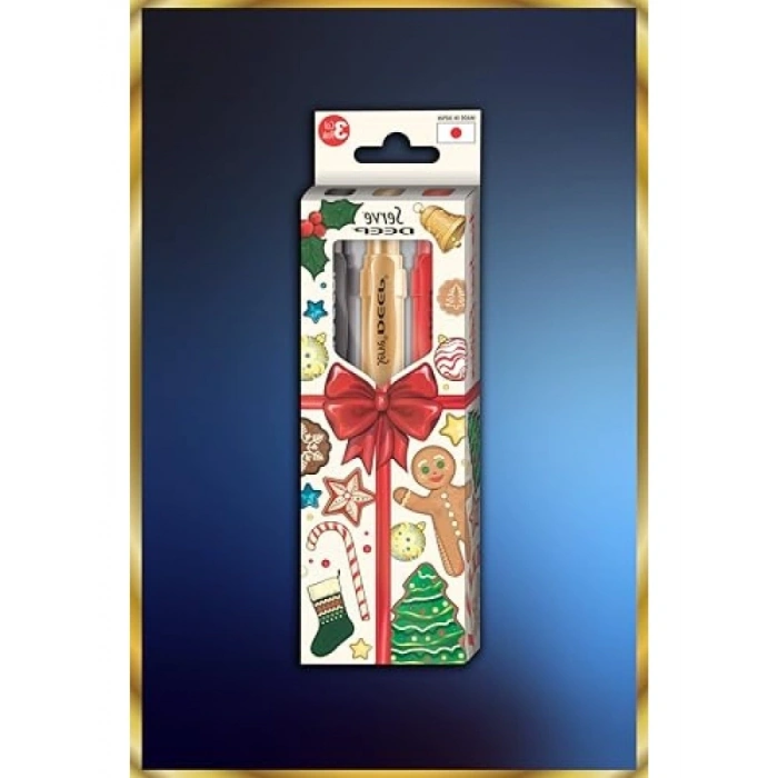 Yılbaşı Temalı Mekanik Kurşun Kalem Seti - 0.7 mm Uç Kalınlığı