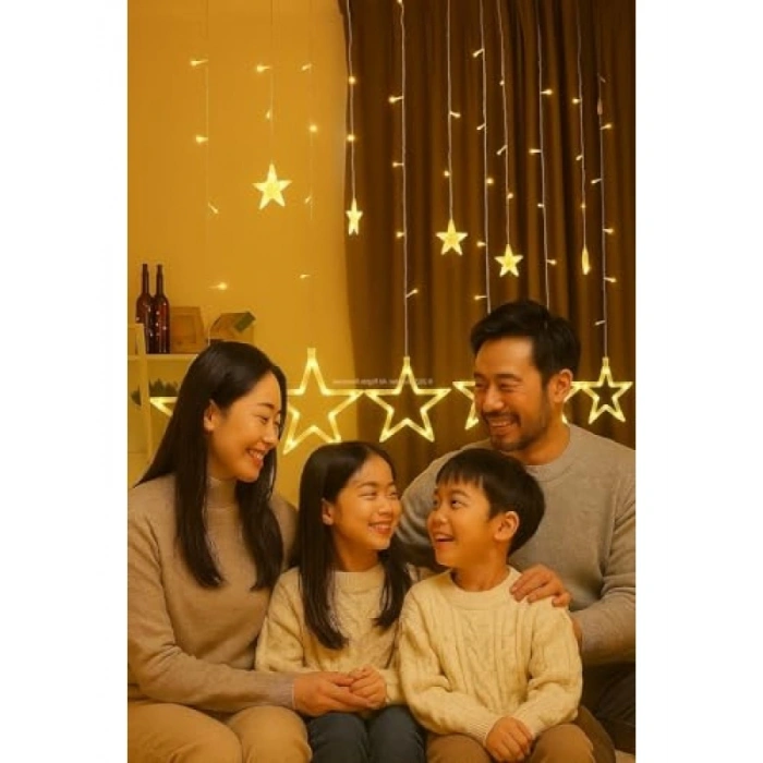 Yıldız Figürlü Dekoratif Peri LED Işık - 3 Metre