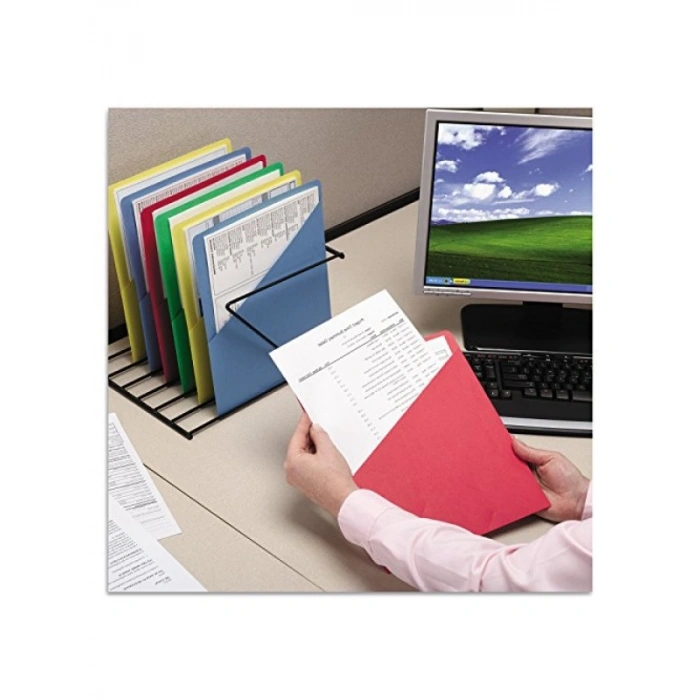 Yırtmaçlı Mektup Boyutu Dosya Klasörü - 25 Adet, Çeşitli Renkler