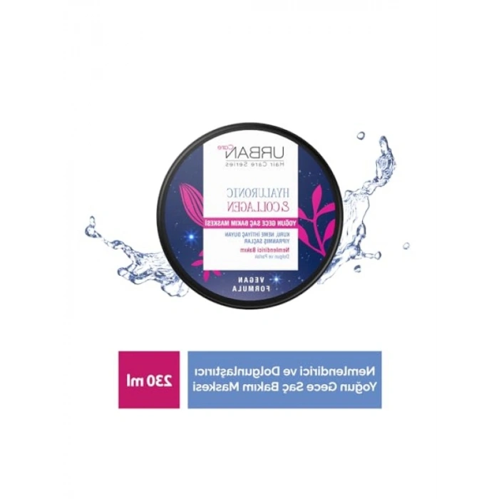 Yoğun Gece Bakım Maskesi - Hyaluronik Asit ve Kolajen İçerikli, 230 ml