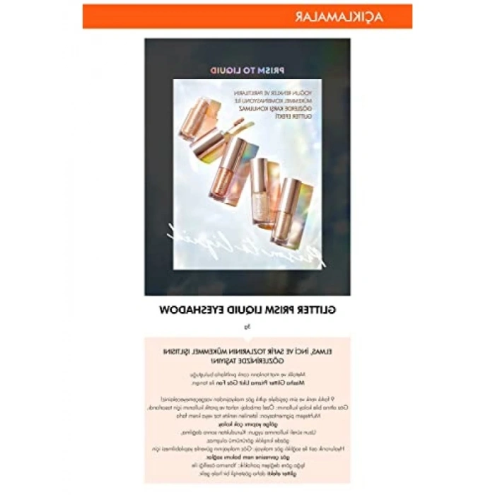 Yoğun Işıltılı Likit Göz Farı - Glitter Prism Liquid Eyeshadow Topper