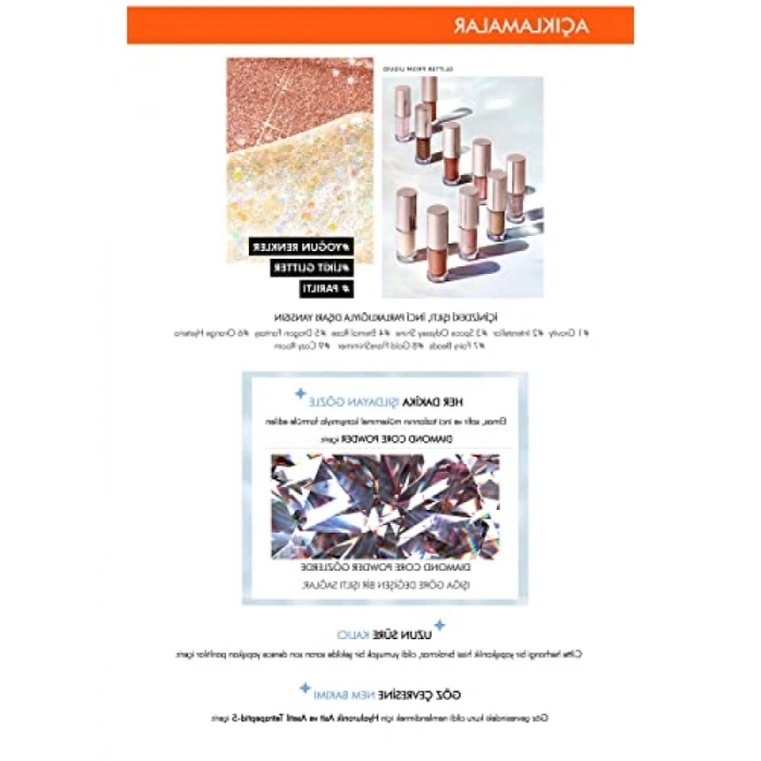 Yoğun Işıltılı Likit Göz Farı - Glitter Prism Liquid Eyeshadow Topper