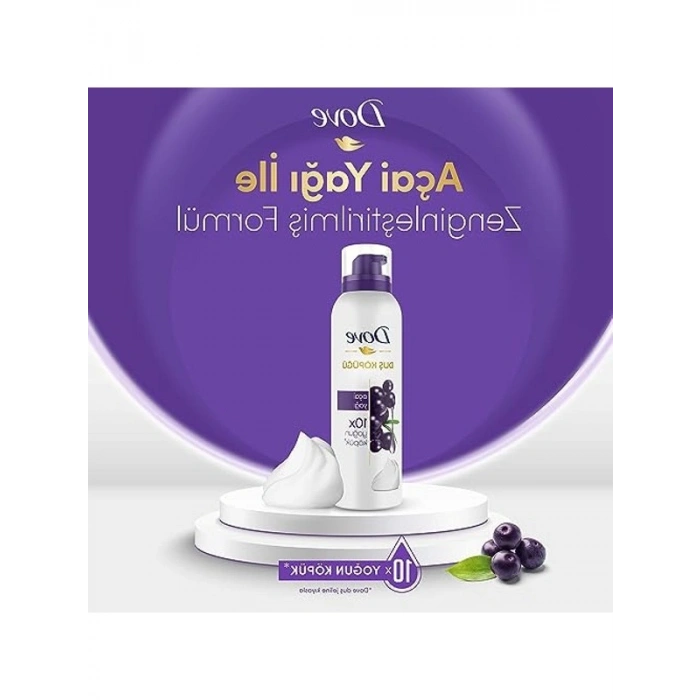Yoğun Köpüklü Duş Köpüğü 200 ml, Açai Yağı ile Zenginleştirilmiş