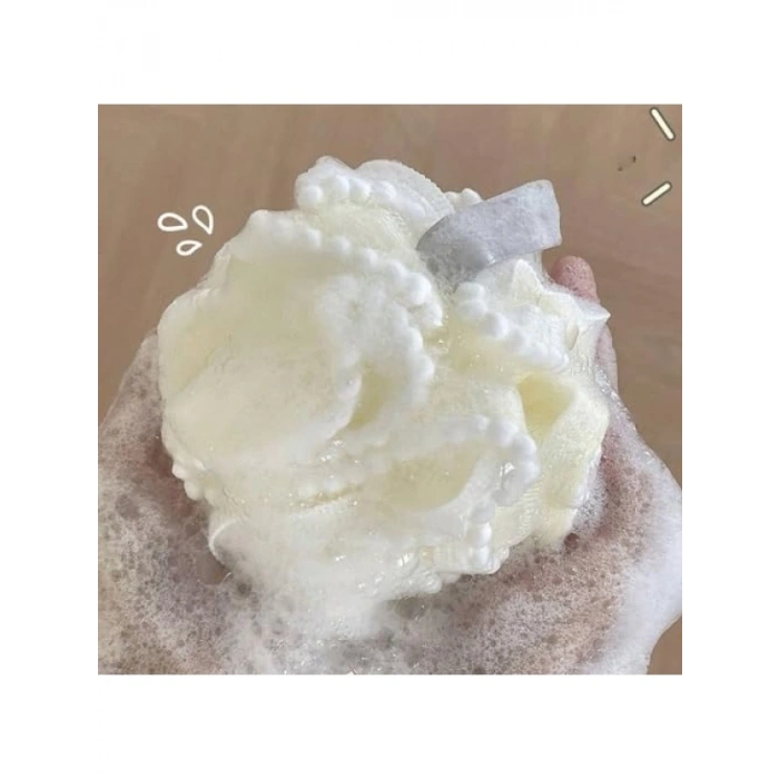 Yoğun Köpürtücü Banyo Süngeri - Ponponlu