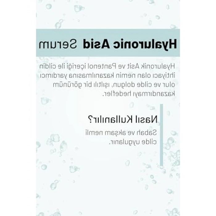 Yoğun Nemlendirici Bakım Serumu - Hyaluronik Asit ve B5