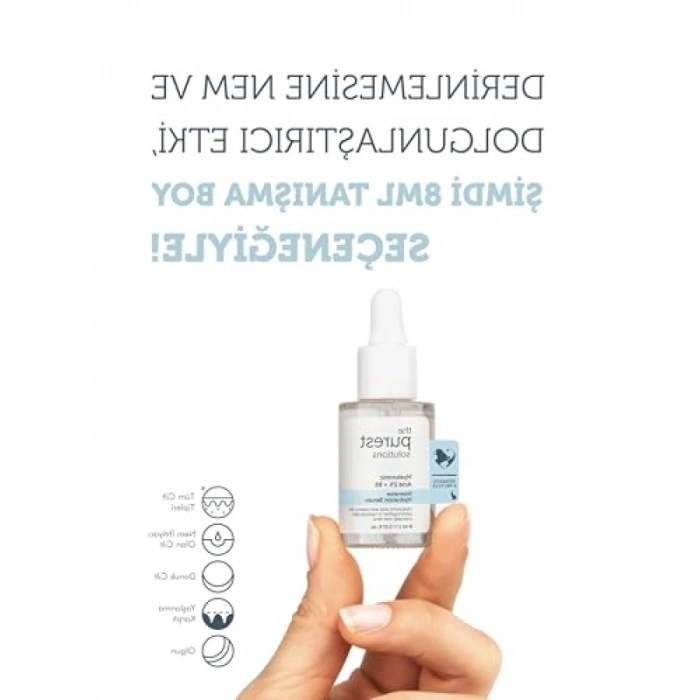 Yoğun Nemlendirme ve Yenileyici Hyalüronik Asit Serum, 8 ml