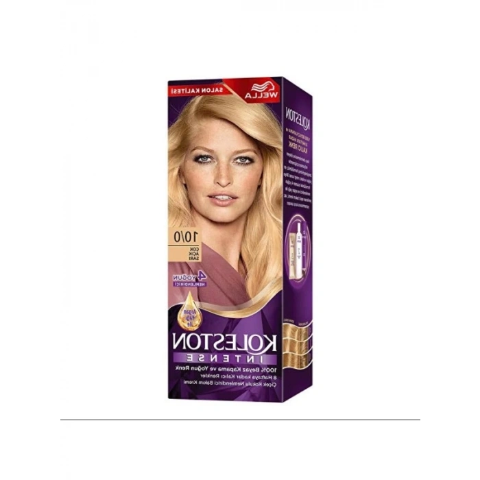 Yoğun Pigmentli Çok Açık Sarı Saç Boyası