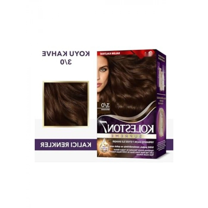Yoğun Renk Saç Boyası - 3/0 Koyu Kahve