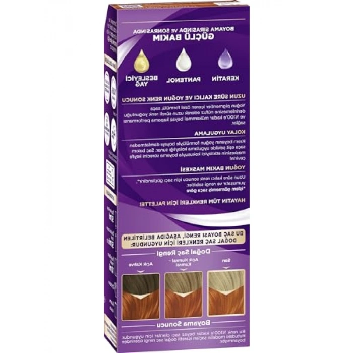 Yoğun Renk Saç Boyası 7-77 - Yoğun Bakır Renk