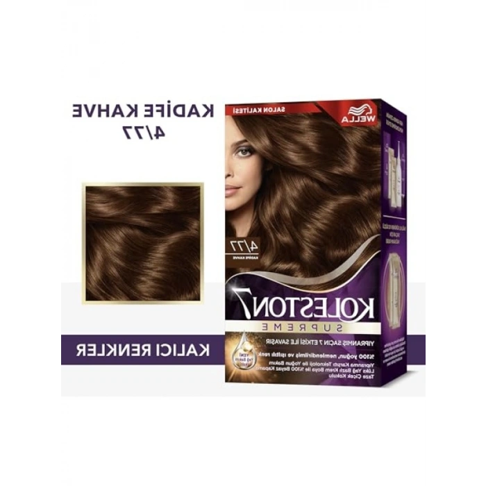 Yoğun Renkli Saç Boyası - Kadife Kahve 4/77