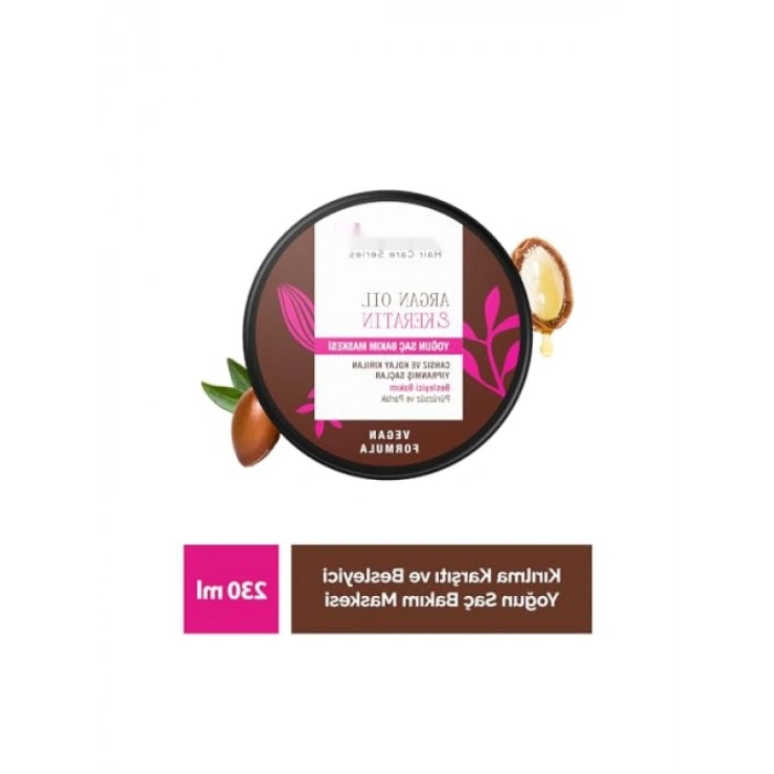 Yoğun Saç Bakım Maskesi - Argan Yağı & Keratin, 230 ml