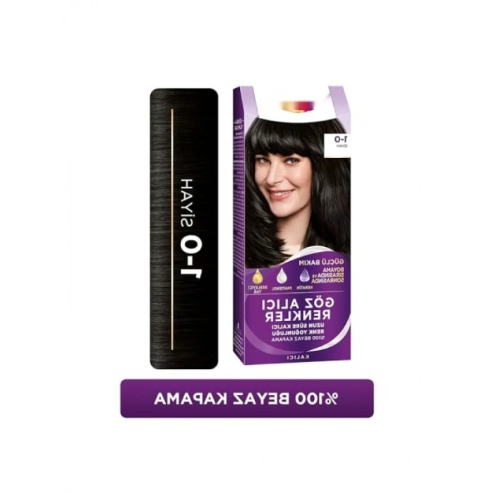 Yoğun Siyah Saç Boyası, 1.0