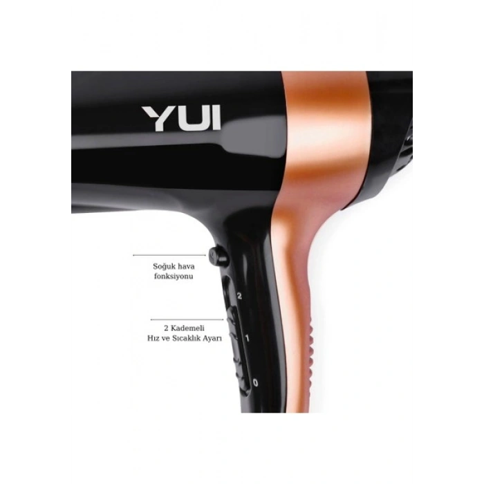 Yui KB700 Turbo Dry Iyonik 2 Kademeli Saç Kurutma Makinesi