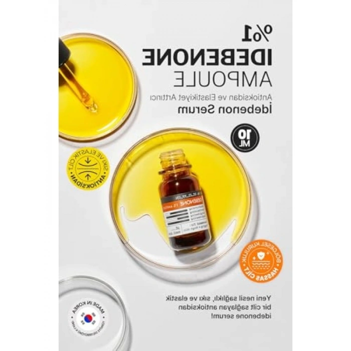 Yüksek Antioksidan İçeren Idebenon Cilt Serum