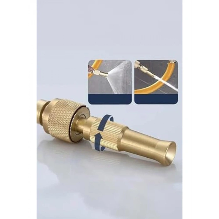 Yüksek Basınçlı Ayarlanabilir Su Püskürtme Başlığı ile Bahçe Sulama