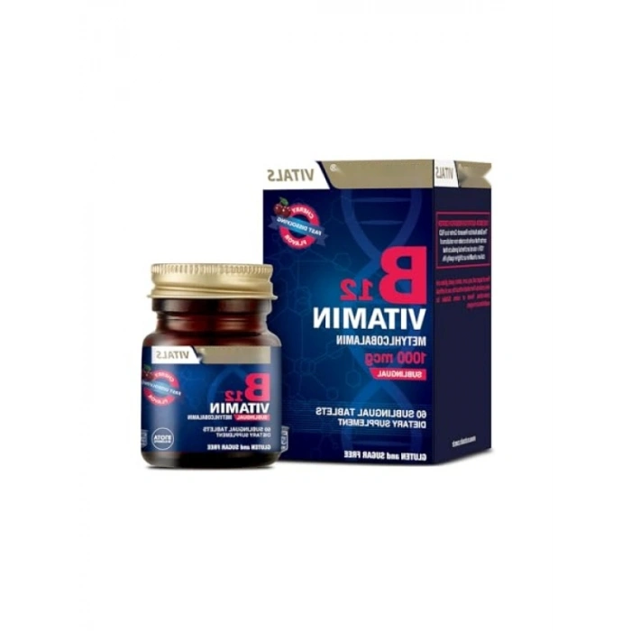 Yüksek Biyoyararlanımlı B12 Vitamin 1000 mcg 60 Tablet