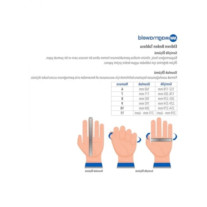 Yüksek Dayanımlı TIG Kaynakçı Eldiveni, No:10