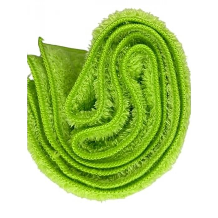 Yüksek GSMli Yeşil Mikrofiber Araç Cila Bezi - 50x70 cm