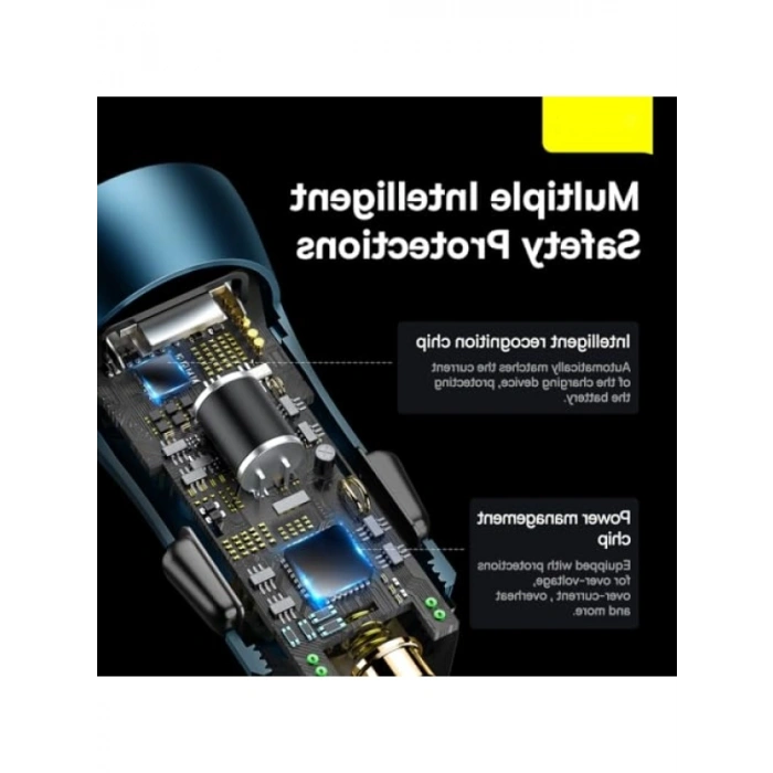 Yüksek Güçlü 60W USB Tip A ve C Şarj Cihazı