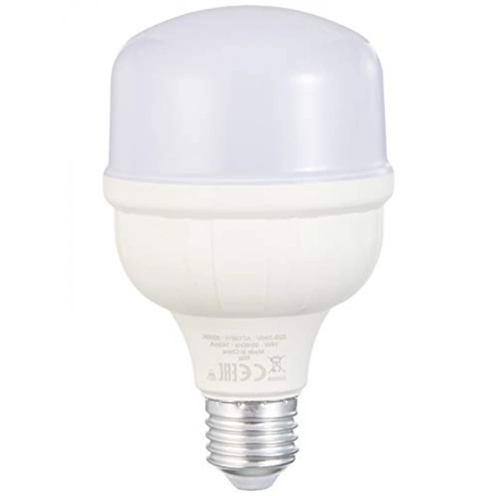 Yüksek Işık Gücüne Sahip E27 Led Ampul 18W