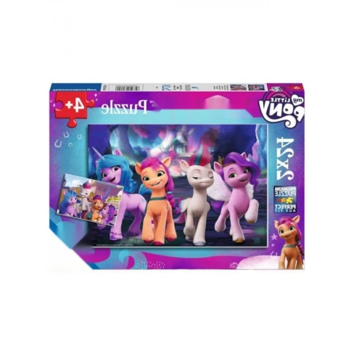 Yüksek Kalite 2x24 Parçalı My Little Pony Puzzle