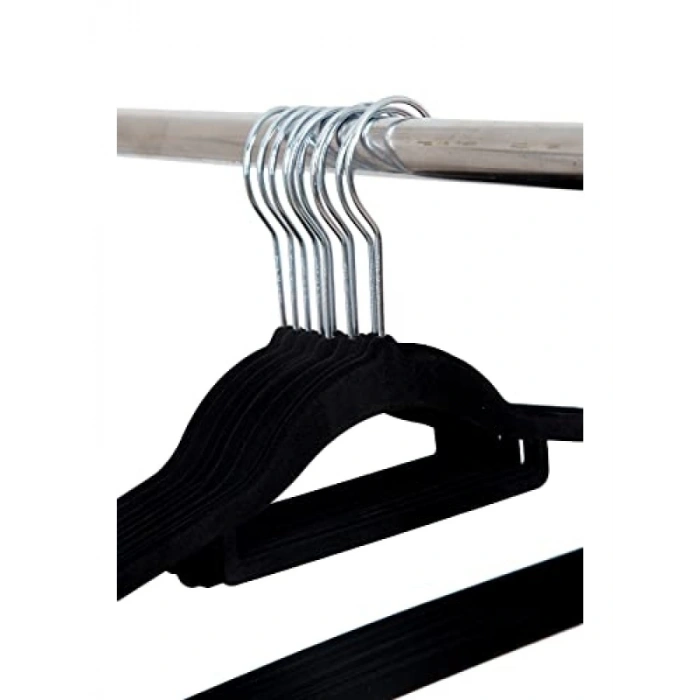 Yüksek Kalite Kadife Askı – 10 Adet, Ultra İnce Tasarım