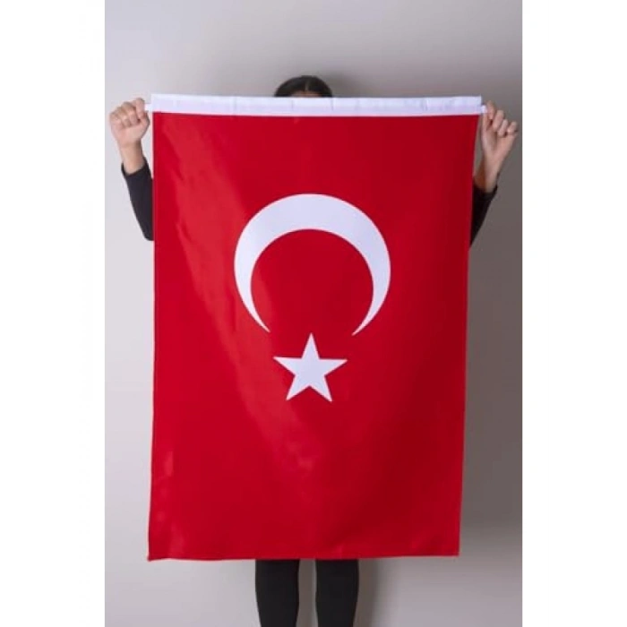 Yüksek Kalite Türk Bayrağı, 70x105 cm Alpaka Kumaş
