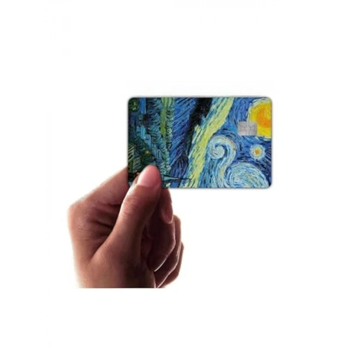 Yüksek Kalite Van Gogh Kart Kaplama Sticker