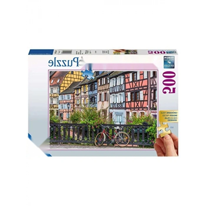 Yüksek Kaliteli 1000 Parça Yetişkin Puzzle - Colmar Manzarası
