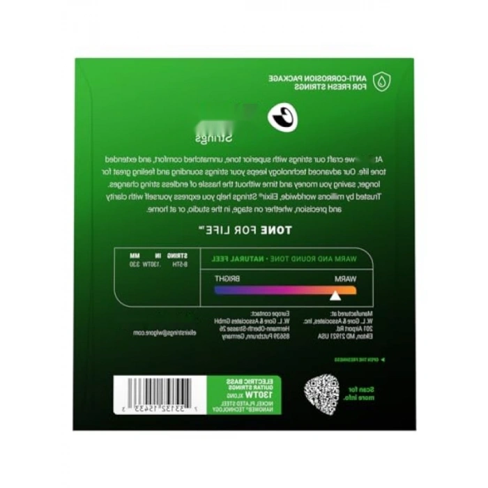 Yüksek Kaliteli 15433 Nanoweb Tek Bas Gitar Teli