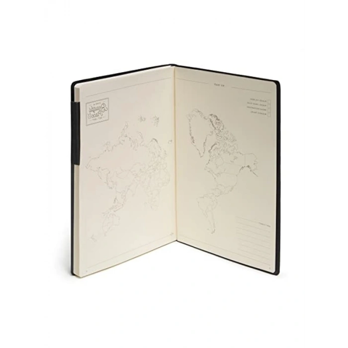 Yüksek Kaliteli 17 x 24 cm Siyah Not Defteri