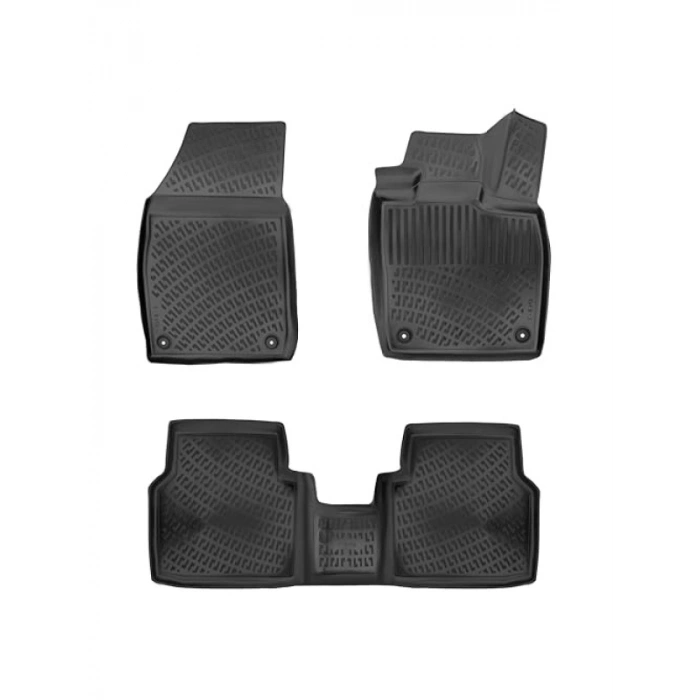 Yüksek Kaliteli 3D Havuzlu Paspas - Audi Q4 E-tron (Elektrikli, 2018 Sonrası)