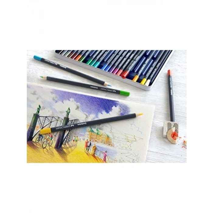 Yüksek Kaliteli 48 Renkli Boya Kalemi Seti