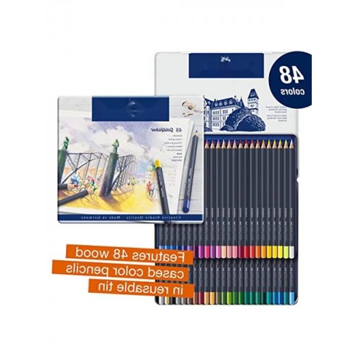 Yüksek Kaliteli 48 Renkli Boya Kalemi Seti