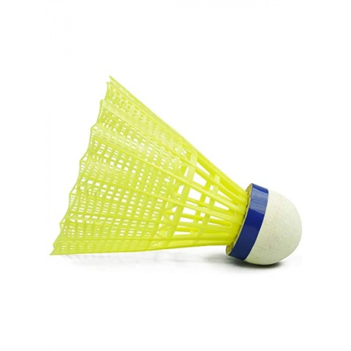 Yüksek Kaliteli 6lı Plastik Badminton Topu - Sarı
