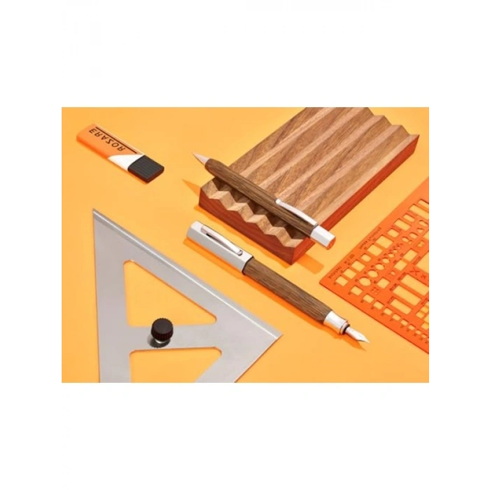 Yüksek Kaliteli Ahşap Dolma Kalem, M Kalınlık, Paslanmaz Çelik Uç