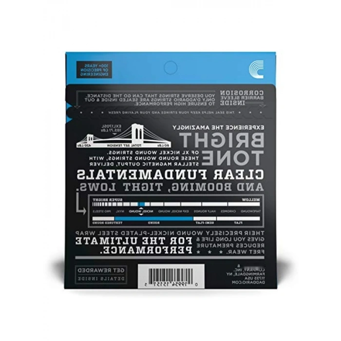 Yüksek Kaliteli Bas Gitar Tel Seti, XL 45-100, Super Long Scale