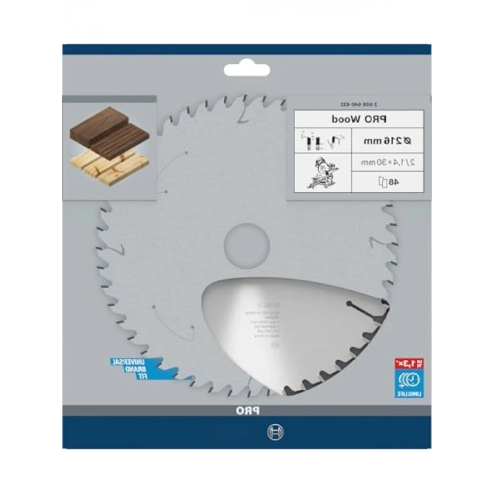 Yüksek Kaliteli Daire Testere Bıçağı - Ahşap Kesim, 1 Adet