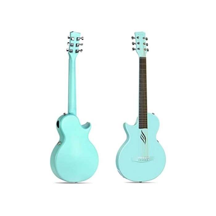 Yüksek Kaliteli Elektro Akustik Gitar, Mavi Renk